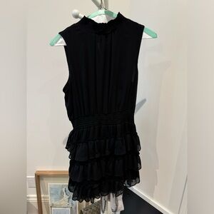 Express mini ruffle dress